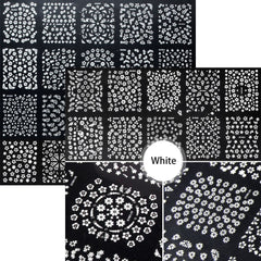 Tazimi 90-sheet flower sticker kit for versatile nail designs and gifts.