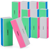 Tbestmax nail buffer block pink side files for precise shaping and refinement.