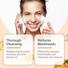 Tbexem Turmeric Cleansing Pads close-up showing natural exfoliation