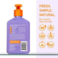 TBH Teen & Kids Shampoo label close-up highlights clean ingredients
