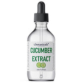 t.botanicals Pure Cucumber Extract bottle, clear glycerite for skin hydration