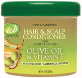 TCB Hair & Scalp Conditioner jar close-up showing creamy texture for smooth, manageable hair.