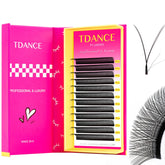 TDANCE YY lash extensions premade volume fans for fluffy, dramatic eyes.
