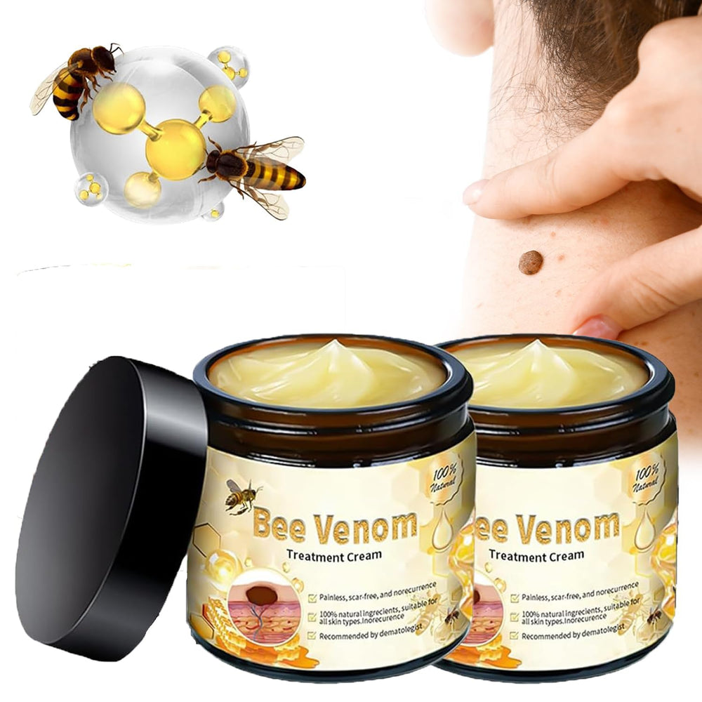 TDBFD Bee Venom Comprehensive Cream tube closeup showing firming and moisturizing action.