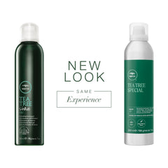 Tea Tree Shave Gel bottle shows convenient dispensing for easy grooming