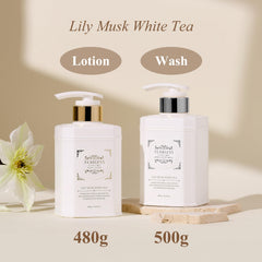 TEABLESS Wash lather texture demonstrates gentle cleansing with plant-derived surfactants.