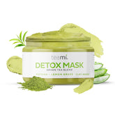 Teami Detox Face Mask jar closeup showing hydrating clay formula