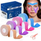 TEAWOO Anti Wrinkle Face Tape packaging with four color options for skin tone matching