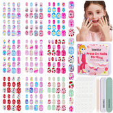 Teenitor 216pcs press-on nails for girls with case provide portable storage and organization.