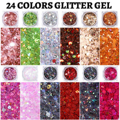 Teenitor glitter gel applied to the hair adds playful, camera ready shimmer.