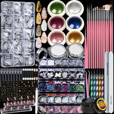 Teenitor chrome powder in mermaid finish for dazzling chrome nails.