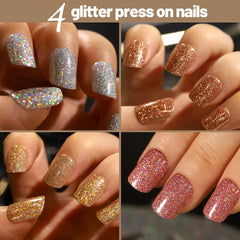 Teenitor French-design press-on nails deliver chic salon vibes.