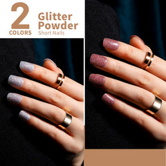 Teenitor glitter nails holographic kit for party-ready style.