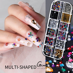 Teenitor multi-shaped gems with beads add dimension and sparkle