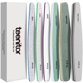 Teenitor nail file set collection for versatile shaping and smoothing nails at home.