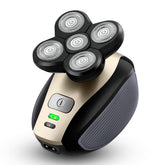 Telfun Upgrade 5-in-1 head shaver front view for a smooth, efficient shave
