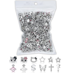 TemBelle 112pcs nail charms bulk set for versatile Y2K nail art and design.