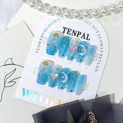 TENPAL glue-on nails kit with adhesive for quick at-home manicures