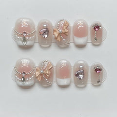 TENPAL press-on nails soft gel design offers comfortable reusable manicure.