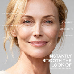 Texture detail of rapid under-eye cream showing rich moisturizing feel.