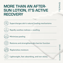 TERNS Mayday being applied on arm demonstrates easy, calming application after sun exposure.
