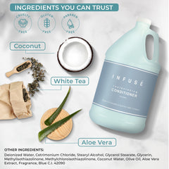 Terra Pure Infuse Hotel Conditioner gallon-packaging, cost-efficient amenities for large properties