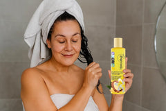 Terramar Hair Treatment Oil packaging closeup highlights cruelty-free formula.