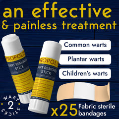 Terramed Just Think Comfort wart remover in action showing painless application.