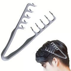 Texture Comb gray folding design with wide teeth for easy volume boost.