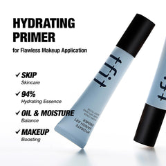 TFIT Hydrate Vanish Art Primer texture swirl demonstrates smooth base for a dewy finish