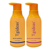 Tgideas Biotin Shampoo bottle highlighting root-to-tip strengthening for thinning hair.