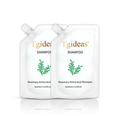 Tgideas Rosemary Biotin Amino Acid Shampoo bottle front view promotes nourished hair.