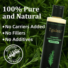 Tgideas Rosemary Biotin Shampoo bottle highlights color-safe care
