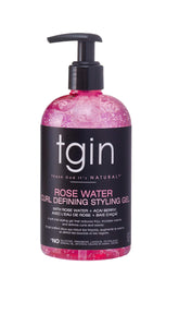 Thank God It's Natural tgin gel bottle shows lightweight hydration for defined curls.