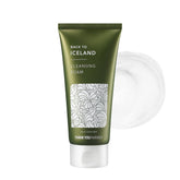 THANKYOU FARMER Back To Iceland Cleansing Foam bottle pouring for gentle cleanse