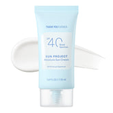 Thankyou Farmer Sun Project Moisture Sun Cream bottle providing daily SPF 40 protection