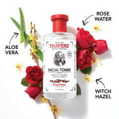 THAYERS Aloe Vera infusion close-up, gentle hydration for daily skincare routine.