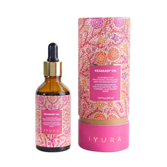 The Ayurveda Experience Kesaradi bottle with dropper for easy daily use and brightening benefits.