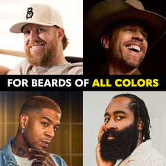The Beard Club 1 Day Dye brush for precise, mess-free application.