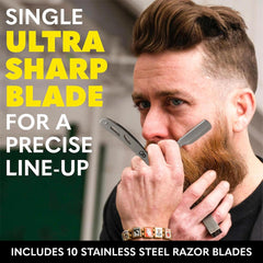 The Beard Club beard shampoo bottle nourishes and cleans the beard.