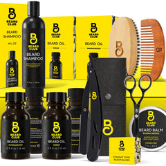 The Beard Club cedar oil bottle with woodsy scent for daily beard care