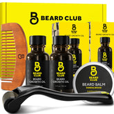 The Beard Club derma roller close-up for precise grooming prep