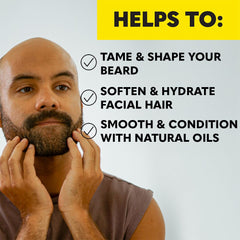 The Beard Club sandalwood balm jar for hydrating beard with non-greasy finish