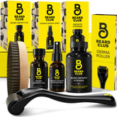 The Beard Club Signature Beard Growth Kit derma roller close-up for skin refreshment