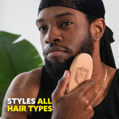 The Beard Club travel case keeps grooming tools ready on the go.