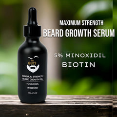 The Beard Guys beard oil packaging shows a premium, easy-to-use product.