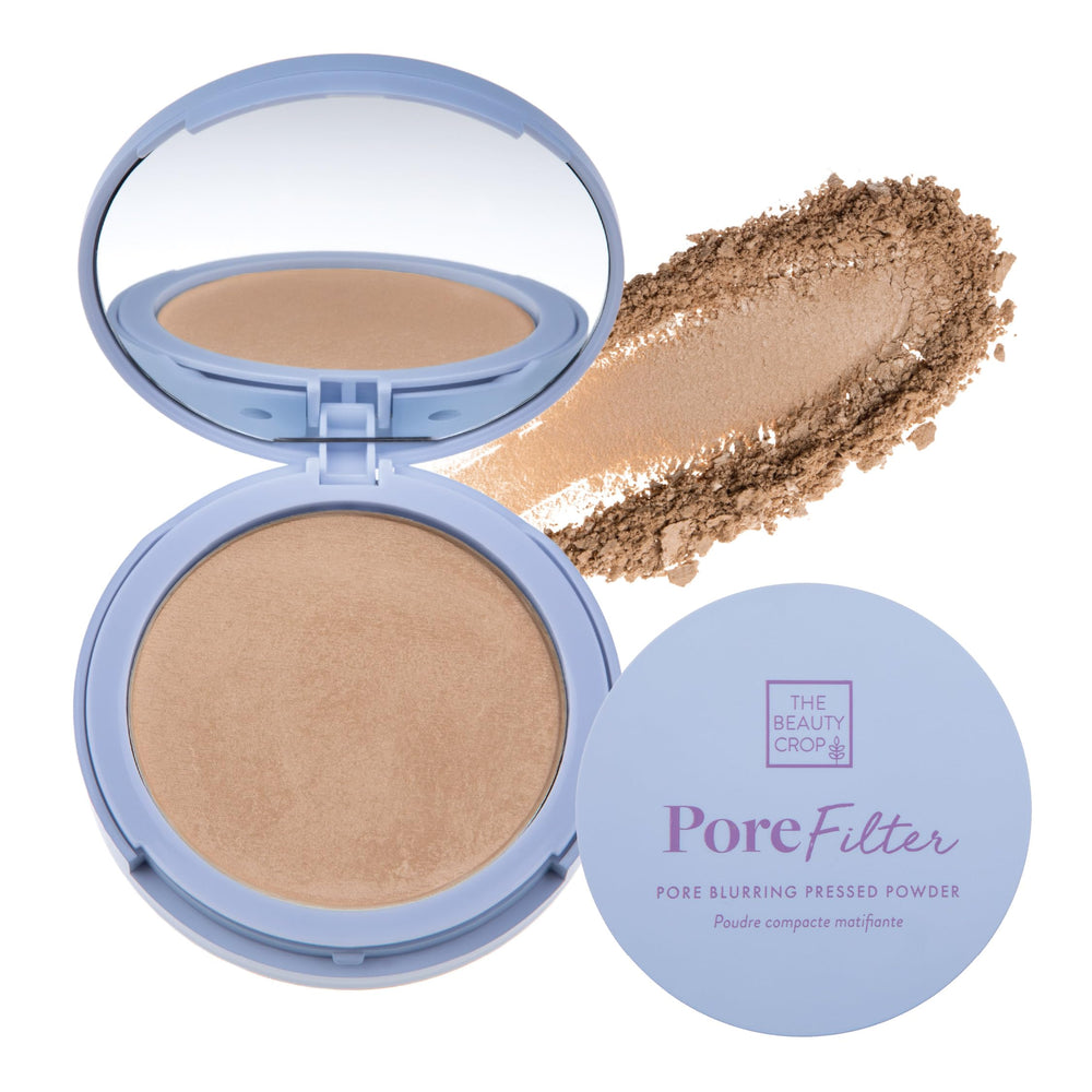 The Beauty Crop PoreFilter pressed powder blur for a smooth finish.