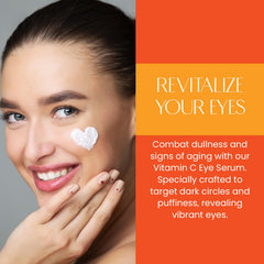 The Beauty Standard Vitamin C Under Eye Serum dispense action for precise application