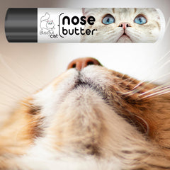 The Blissful Cat Nose Butter 0.15 oz tube close-up for moisturizing nose relief.