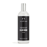 The Body Shop Black Musk Fragrance Mist bottle offers a light, refreshing aroma for daily wear.